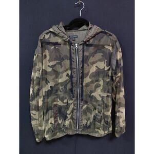 Shinestar HJ8859S Camo Hooded Jacket Camouflage Polyester Men Size M